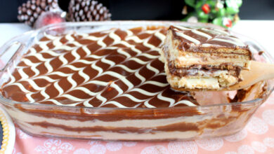 Receita de Pavê Especial de Natal