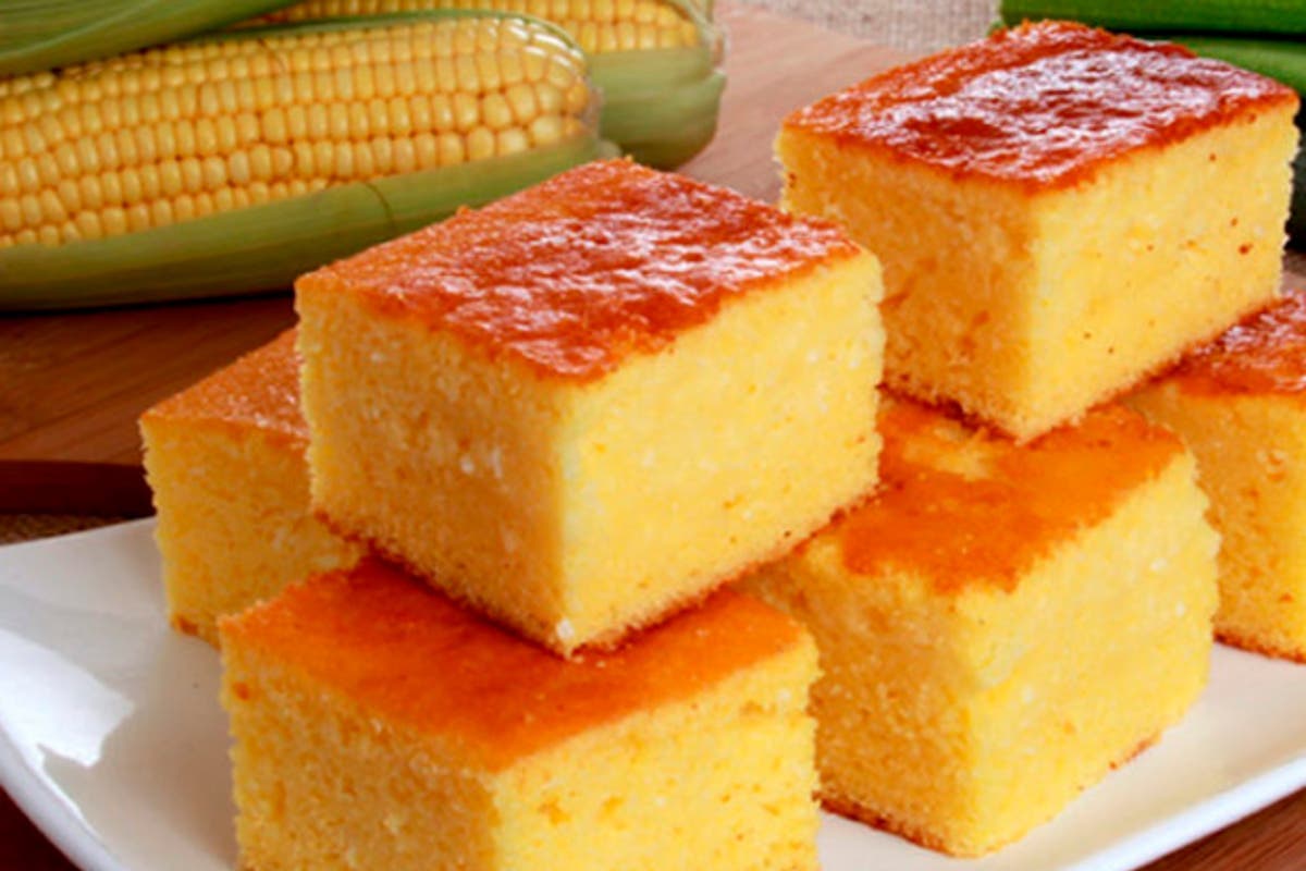Bolo de milho Receita