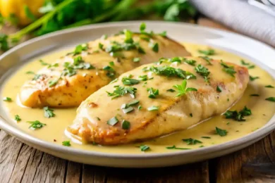 filé de frango com mostarda e mel